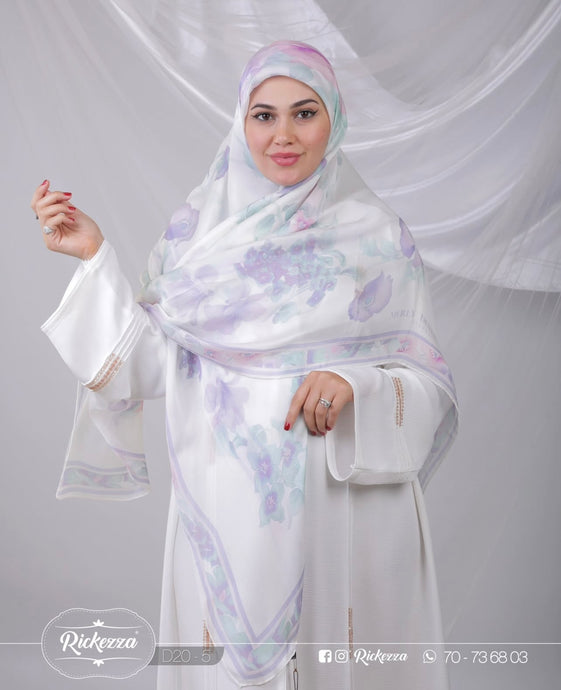 Lavender Silk Scarf