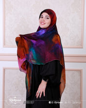 Load image into Gallery viewer, Flame Silk Scarf