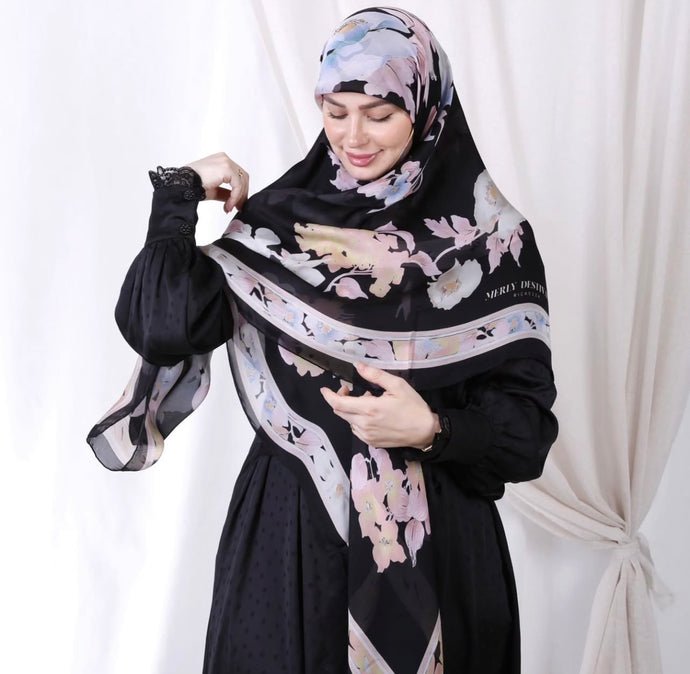 Blooms Silk Scarf