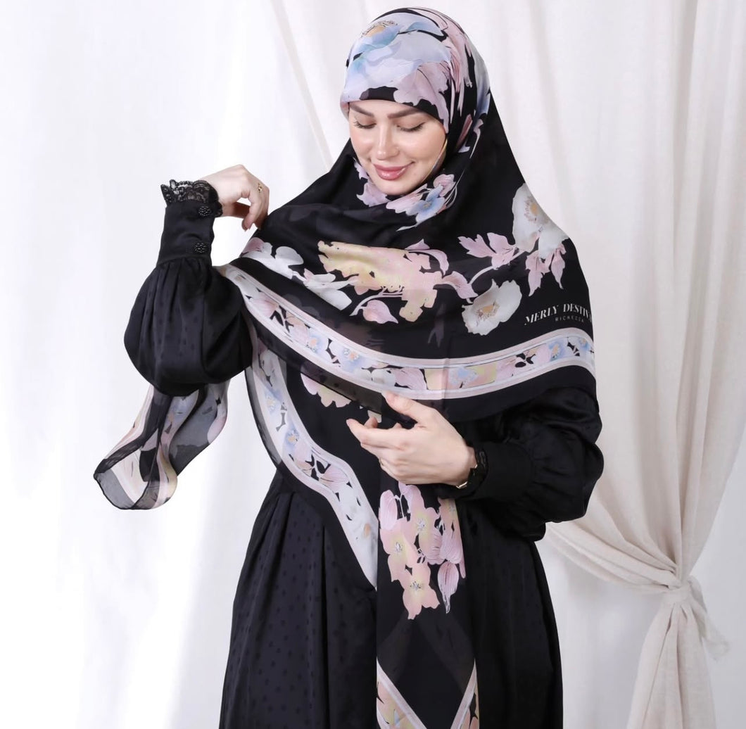 Blooms Silk Scarf