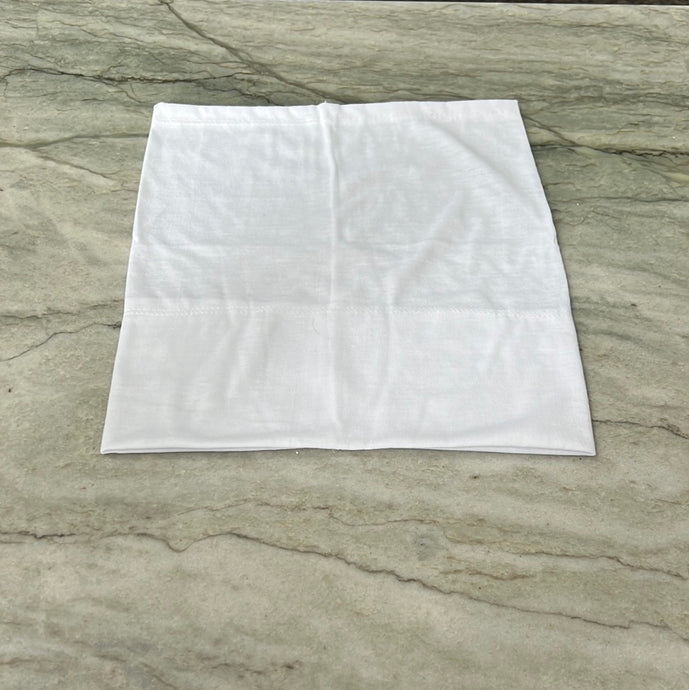 White cotton headband